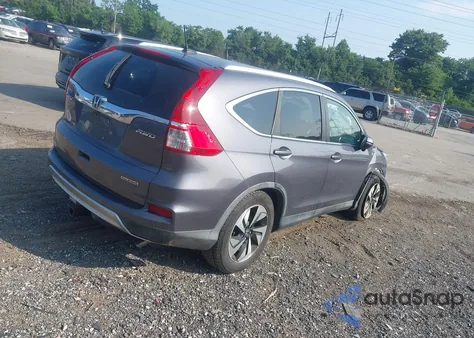 2015 Honda Cr-V Touring from USA, damaged, VIN 5J6RM4H99FL125490